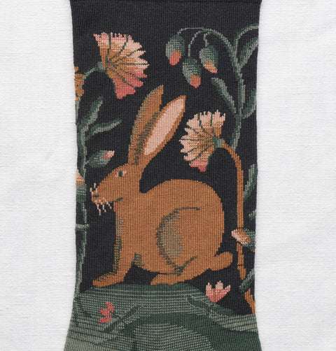 Hare socks by Bonne Maison