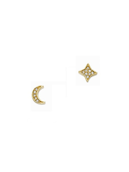 Tai moon earrings